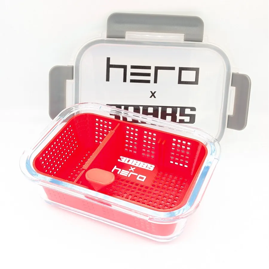 Wanienka do czyszczenia 3DABS X HERO red