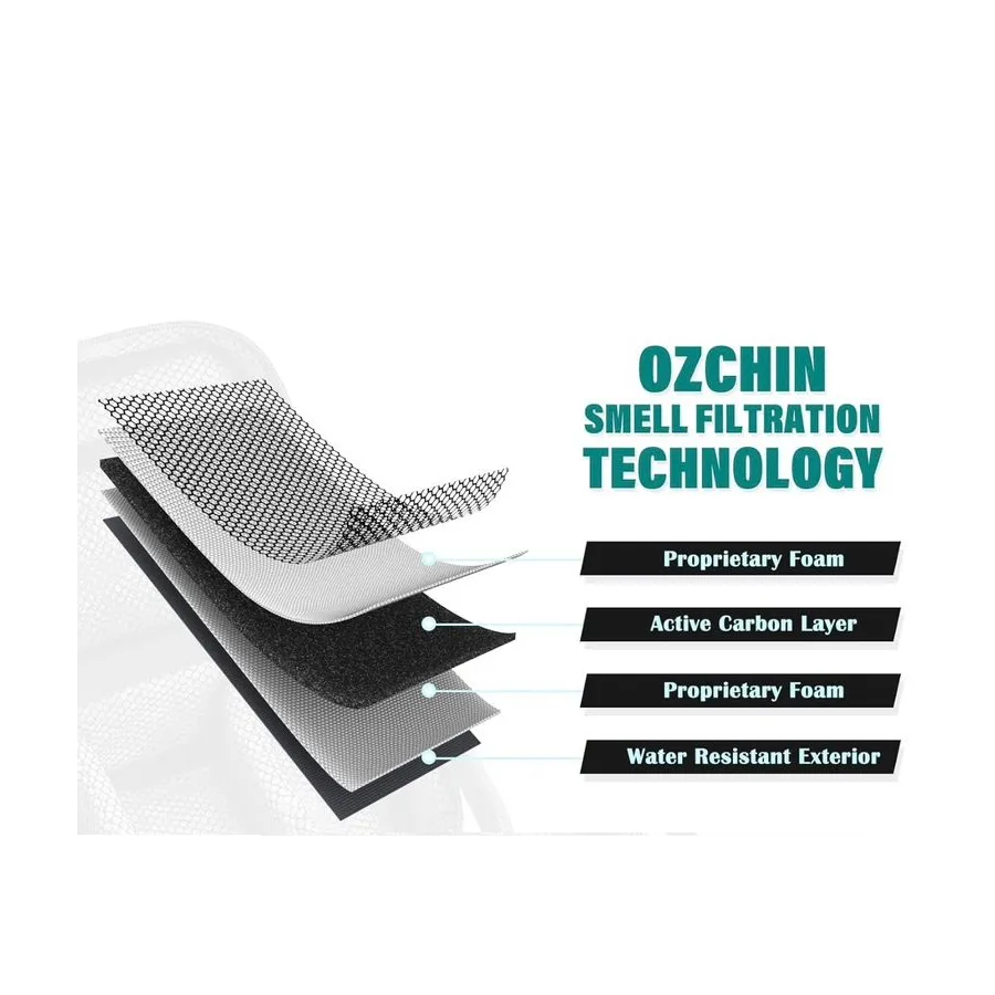 Odorless HERO case with carbon filter