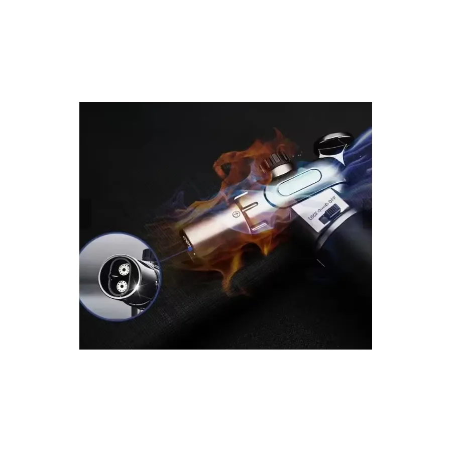 Metal burner HERO Red & Gold