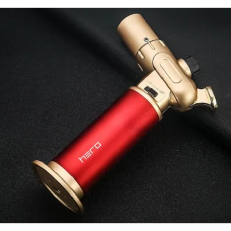 Metalowy palnik HERO Red & Gold