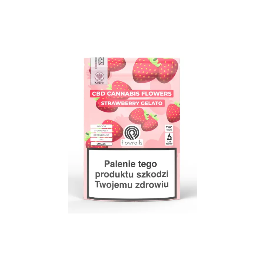 Dried CBD Hemp Strawberry gelato 10g