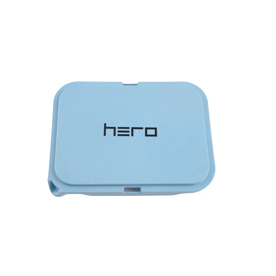 Hanffaser-Tablettdeckel HERO blau 19 x 14 cm