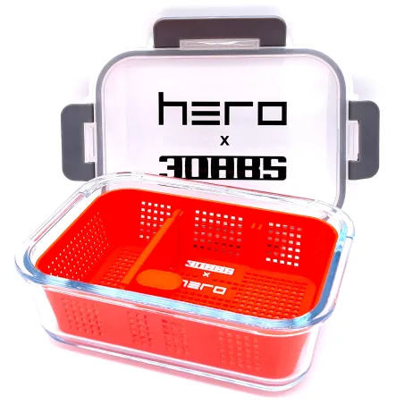 Cleaning Tray 3DABS X HERO 640ml - Red