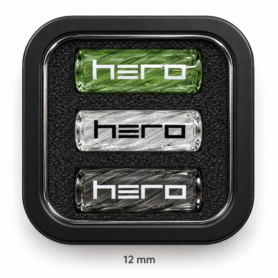 Filtry szklane HERO 12mm 3szt