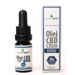 CBD hemp oil RAW 5% CBD+CBDA 10ML 500mg