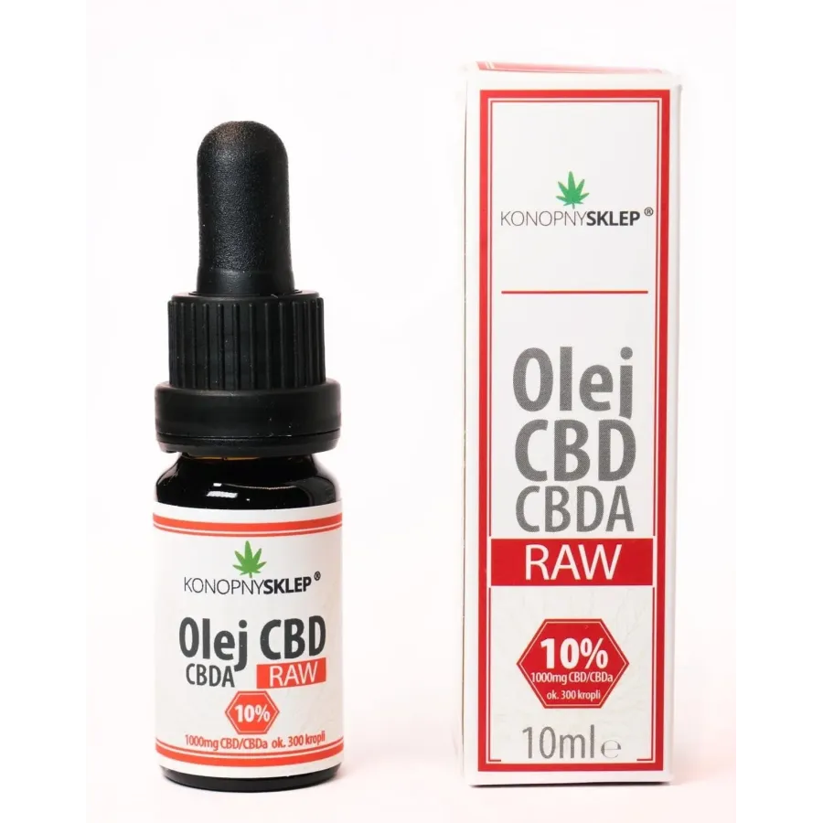 Olej konopny RAW 10% CBD+CBDA 10ML 1000mg