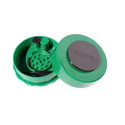 Grinder with storage compartment 10gram - Grindervac - green