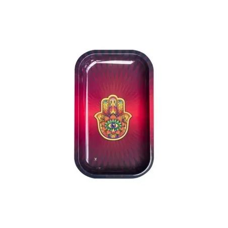 Tacka metalowa hamsa duża (dł. 27cm / szer. 16 cm) Tacka metalowa hamsa duża (dł. 27cm / szer. 16 cm)