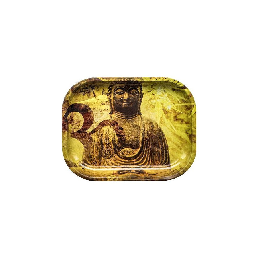 Tacka metalowa buddha mała (dł. 18 cm / szer. 14 cm)