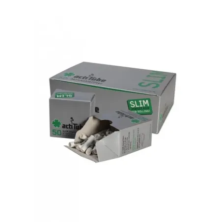 Filterki z węglem aktywnym actiTube SLIM 50 sztuk Filterki z węglem aktywnym actiTube SLIM 50 sztuk