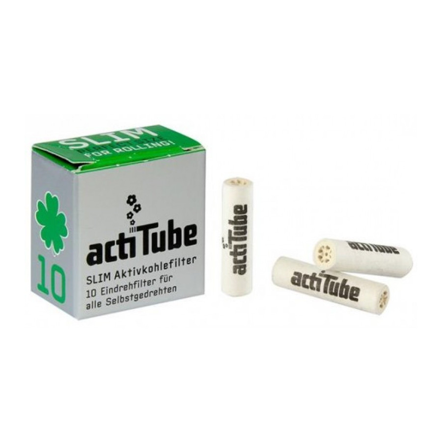 Filterki z węglem aktywnym actiTube SLIM 10 sztuk