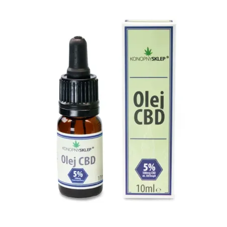 OLEJEK 5% CBD 10ML 500mg organiczna oliwa OLEJEK 5% CBD 10ML 500mg organiczna oliwa