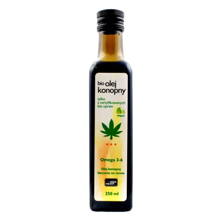 Olej konopny Cannaderm 250ml Olej konopny Cannaderm 250ml