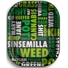 Tacka metalowa Weed - 18 x 12,5 cm Tacka metalowa Weed - 18 x 12,5 cm