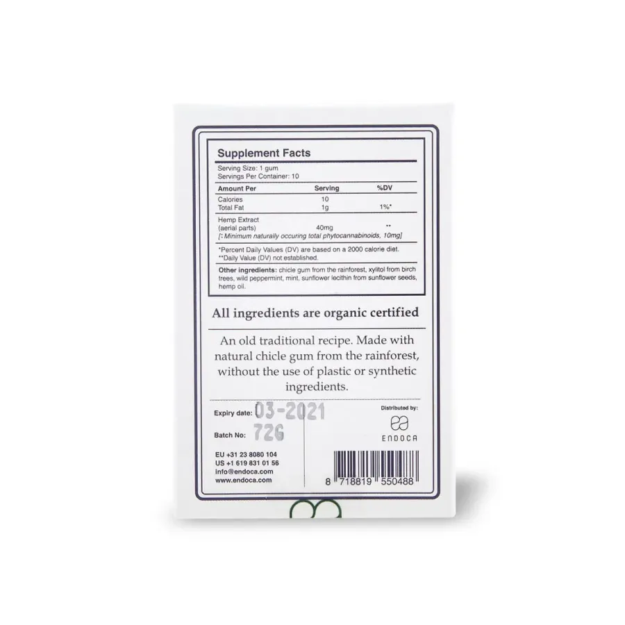 CBD Chewing Gum 100mg – reviews, price | Hemp Shop