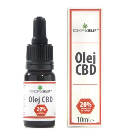 Olej konopny 20% CBD 10ML 2000mg Olej konopny 20% CBD 10ML 2000mg
