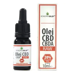 Конопляна олія CBD RAW 20% CBD + CBDA 10 МЛ 2000 мг