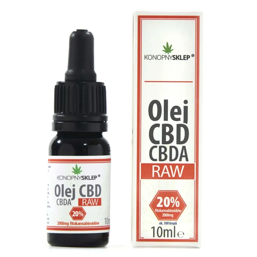 Olej konopny RAW 20% CBD+CBDA 10ML 2000mg