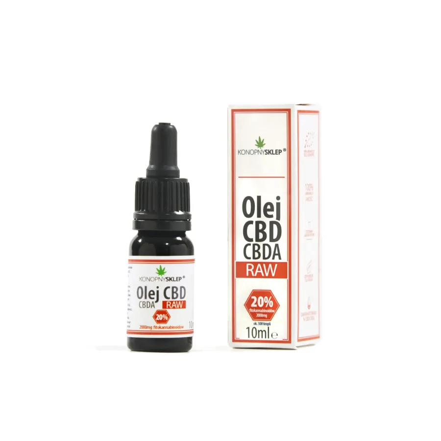 Olej konopny RAW 20% CBD+CBDA 10ML 2000mg
