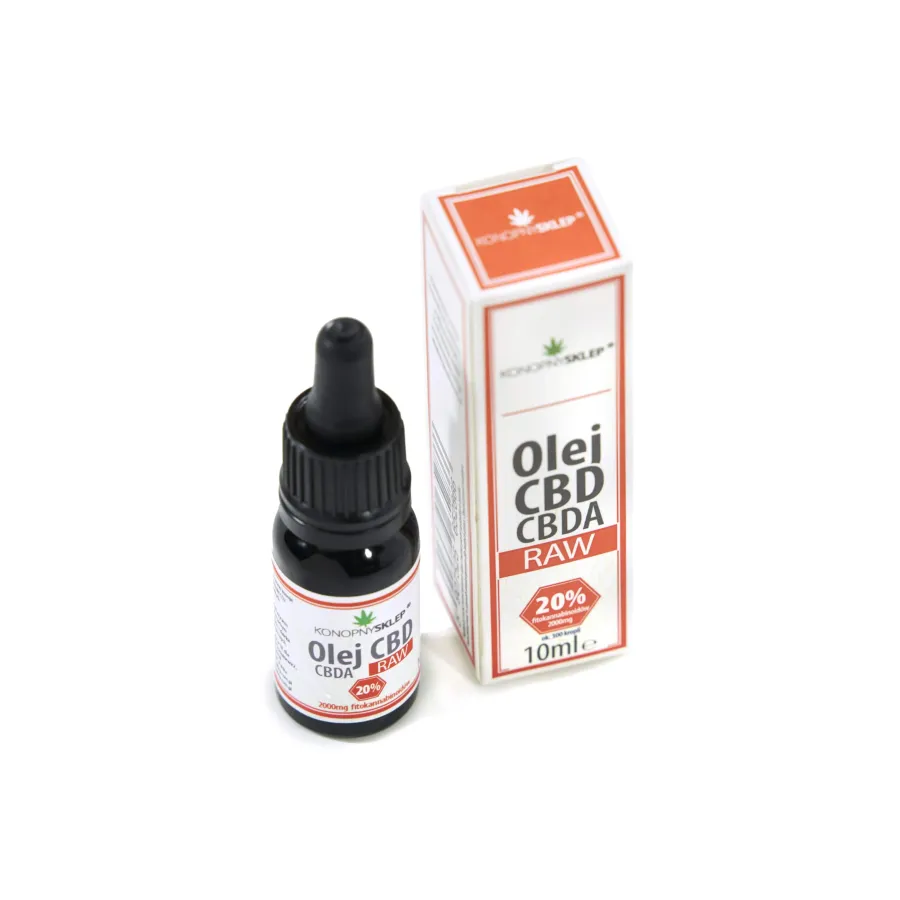 Olej konopny RAW 20% CBD+CBDA 10ML 2000mg Olej konopny RAW 20% CBD+CBDA 10ML 2000mg