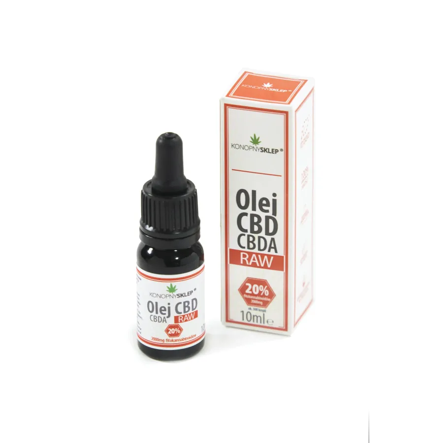 Olej konopny RAW 20% CBD+CBDA 10ML 2000mg Olej konopny RAW 20% CBD+CBDA 10ML 2000mg