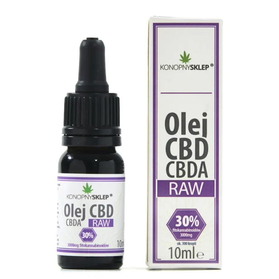 Olej konopny RAW 30% CBD+CBDA 10ML 3000mg