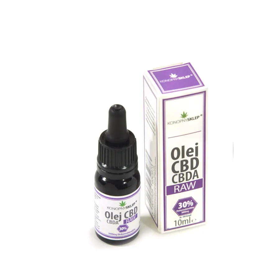 Olej konopny RAW 30% CBD+CBDA 10ML 3000mg Olej konopny RAW 30% CBD+CBDA 10ML 3000mg