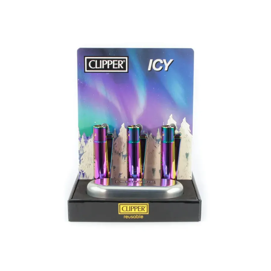 Zapalniczka Clipper + etui Blue Dream