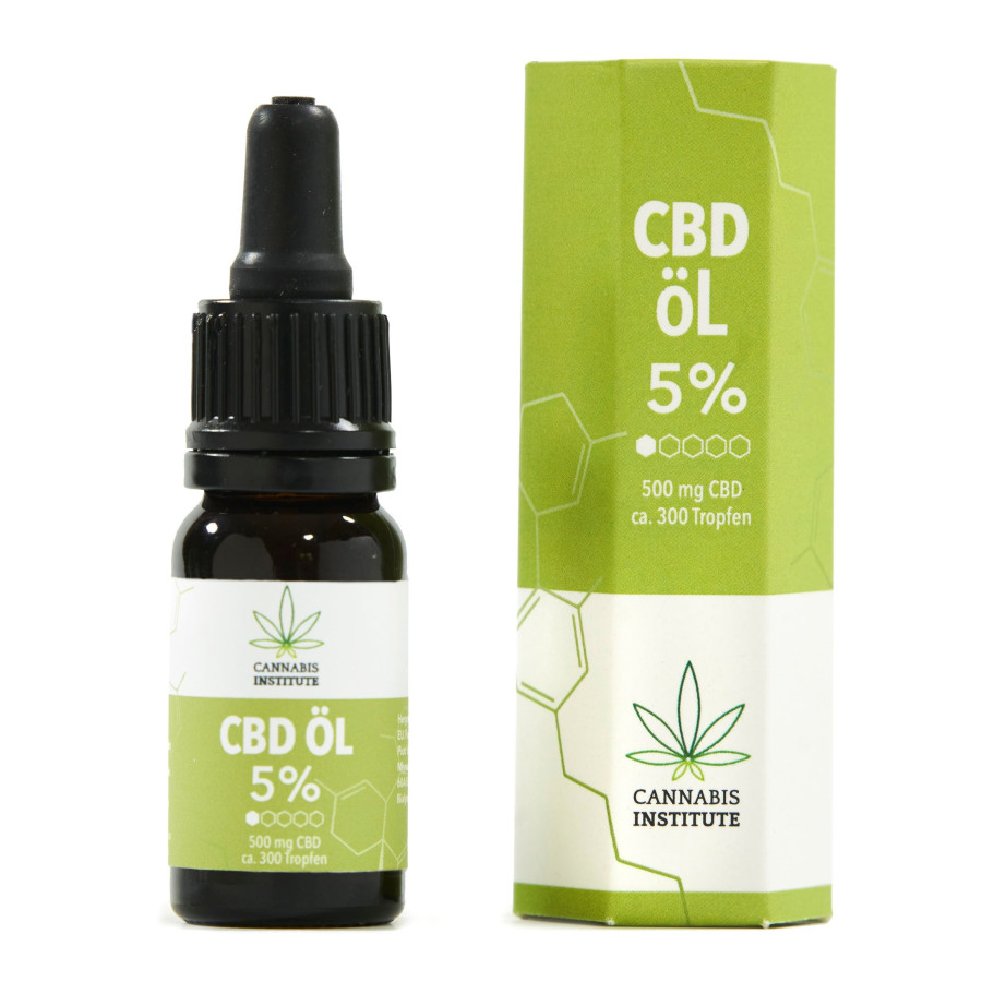 Olej CBD 5% 500mg 10ml Cannabis Institute