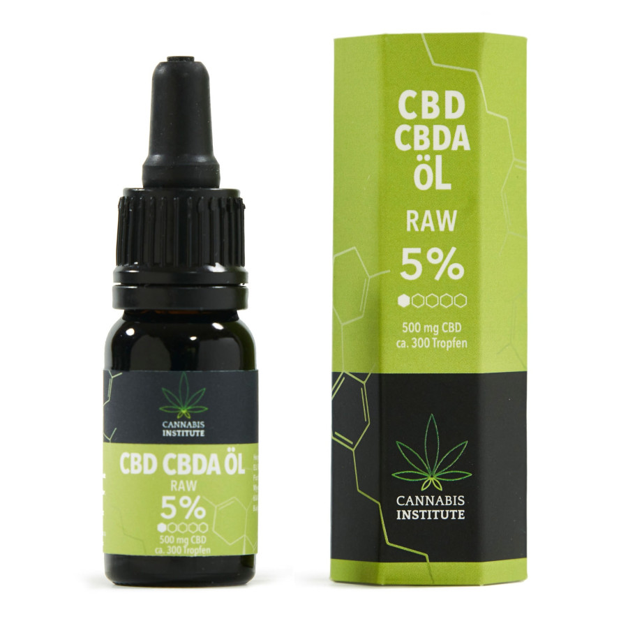 Hemp Oil RAW 5% CBD/CBDA 10ML 500mg Cannabis Institute