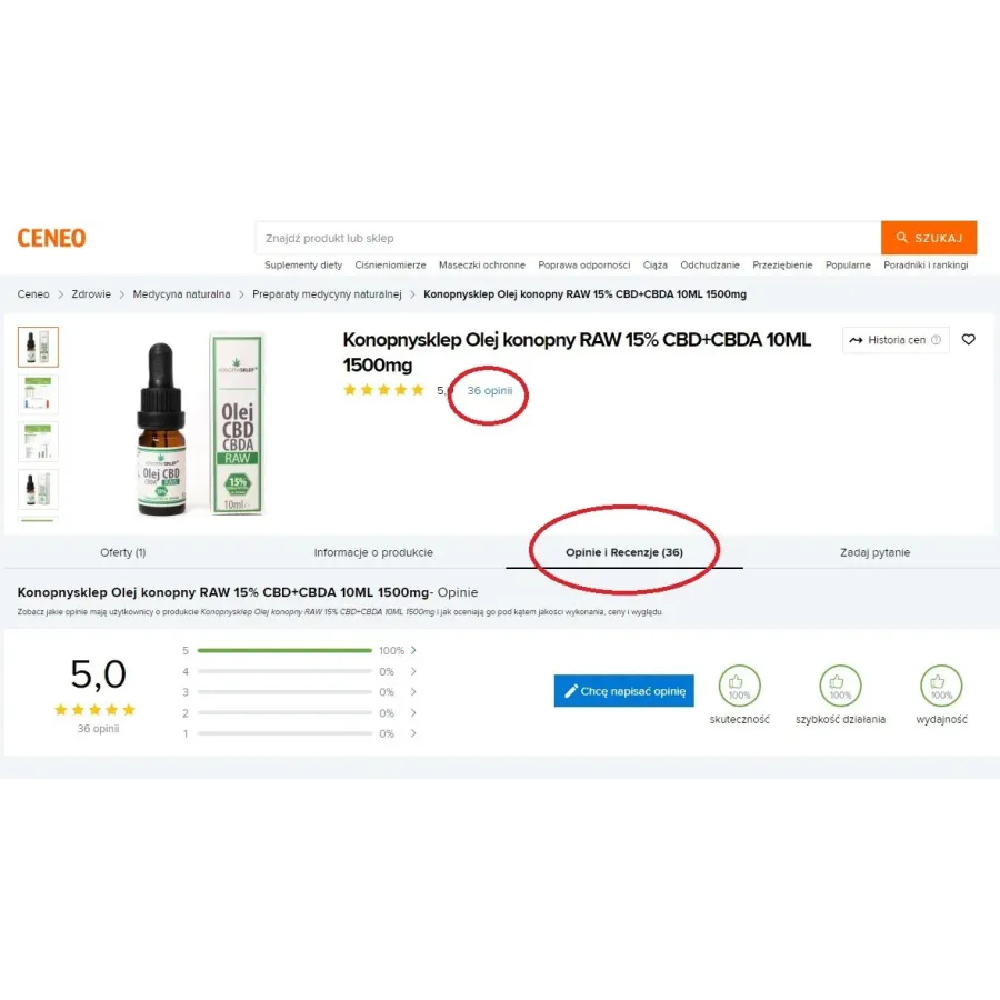 Olej konopny RAW 15% CBD+CBDA 10ML 1500mg Olej konopny RAW 15% CBD+CBDA 10ML 1500mg