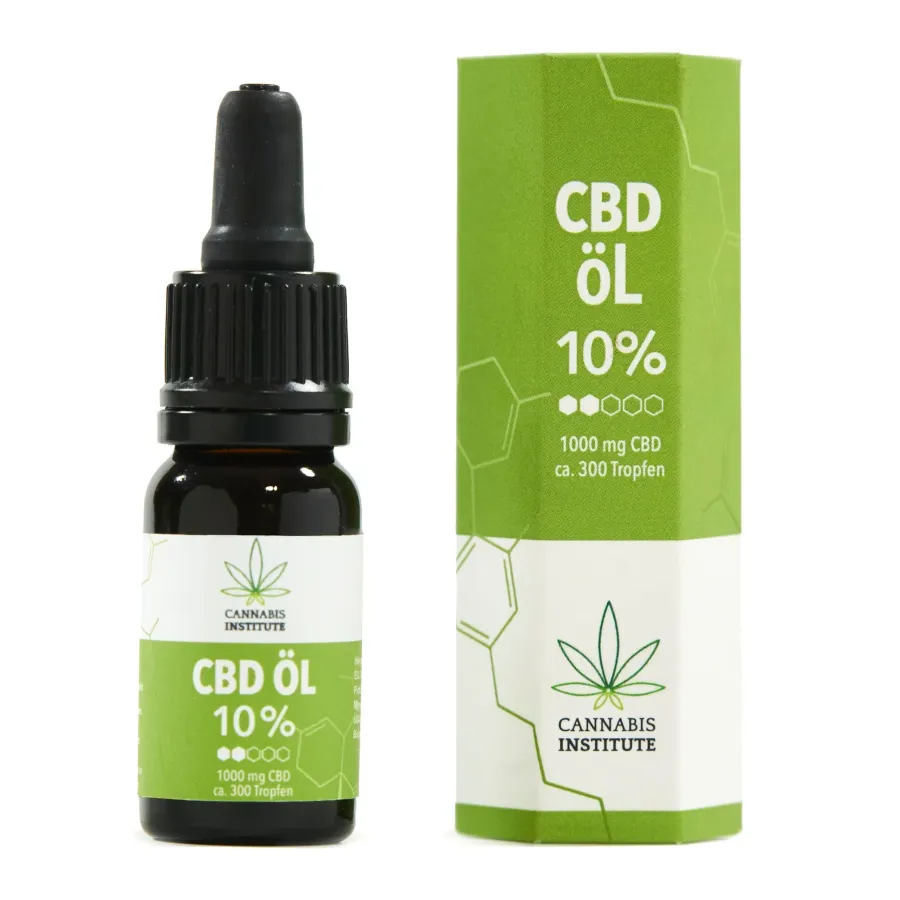 Olej CBD 10% 100mg 10ml Cannabis Institute