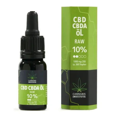 Olej CBD/CBDA RAW 10% 1000mg 10ml Cannabis Institute Olej CBD/CBDA RAW 10% 1000mg 10ml Cannabis Institute