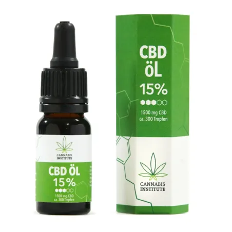 Olej CBD 15% 1500mg 10ml Cannabis Institute Olej CBD 15% 1500mg 10ml Cannabis Institute