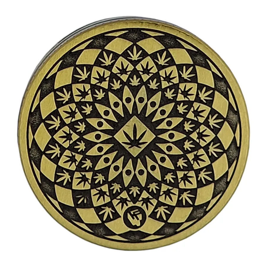 Młynek LEAF PATTERN 50mm Fire-flow