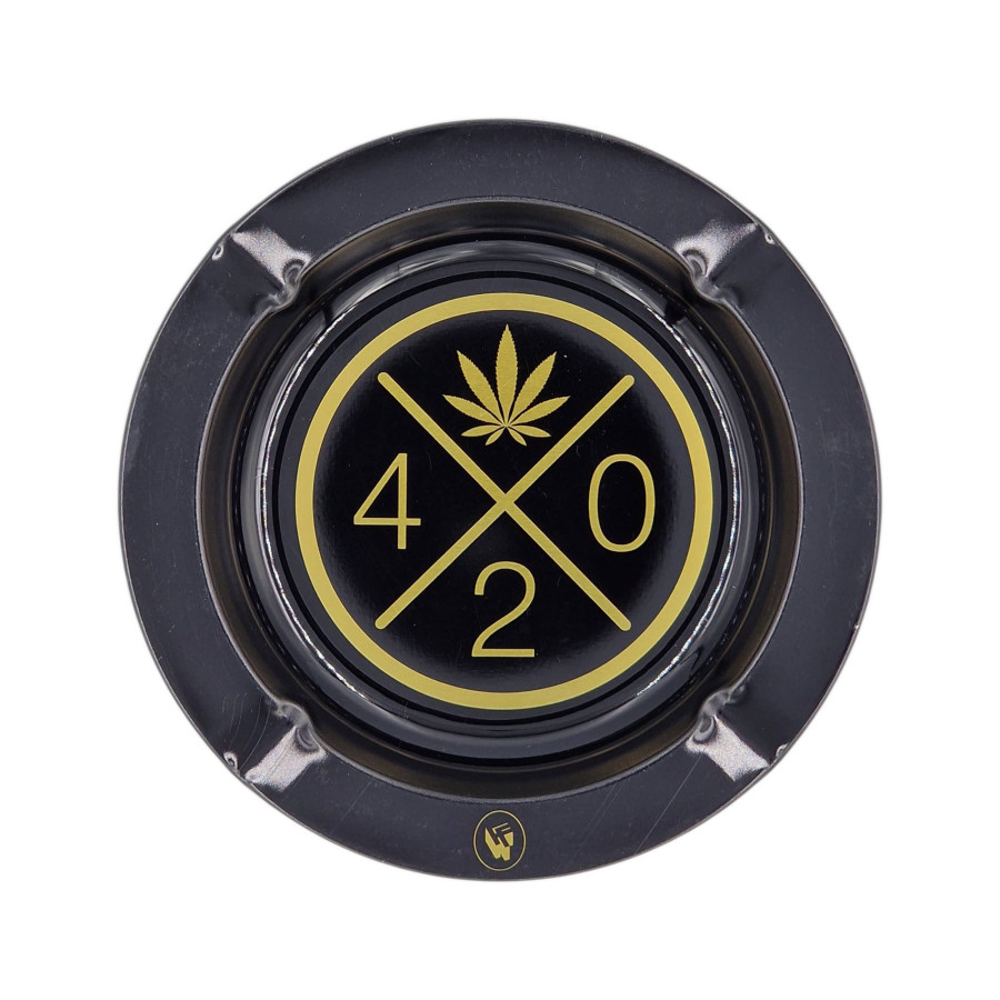 Portable metal ashtray 420 FIRE-FLOW