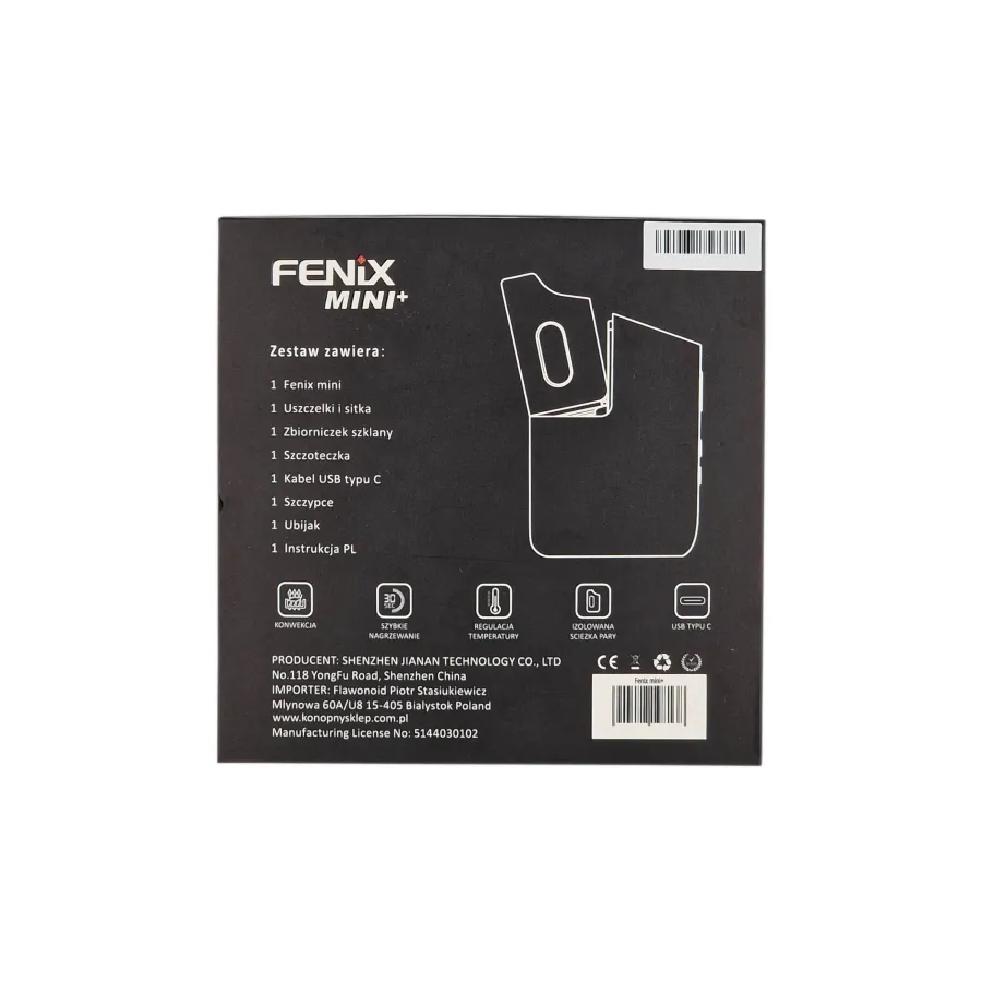 Fenix MINI+ plus waporyzator do suszu Fenix MINI+ plus waporyzator do suszu