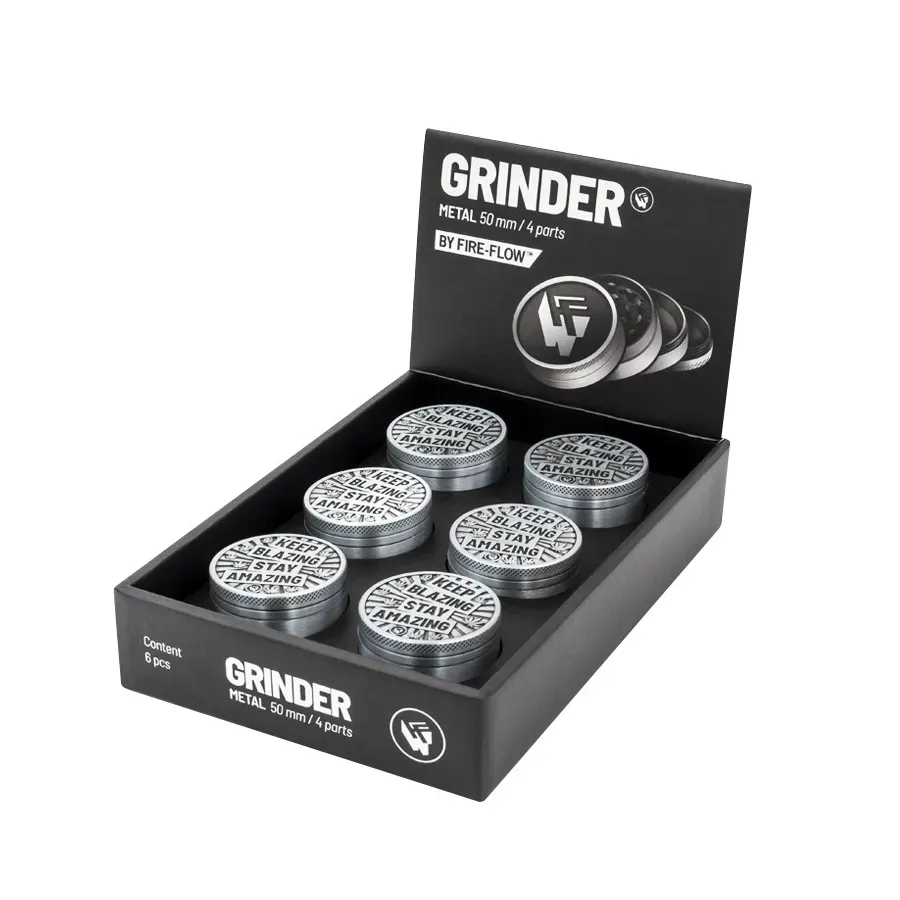 Metal Grinder Keep Blazing 50mm fire-flow Metal Grinder Keep Blazing 50mm fire-flow