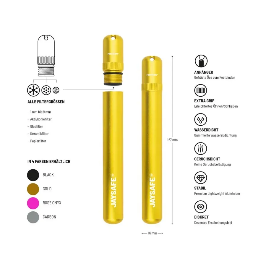 Fire-flow JAYSAFE Joint Case gold Fire-flow JAYSAFE Joint Case gold