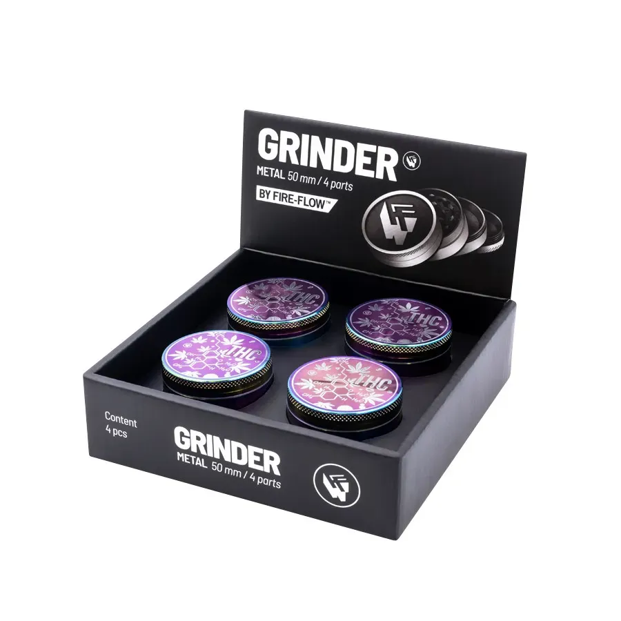 Metal Grinder THC icy 50mm fire-flow
