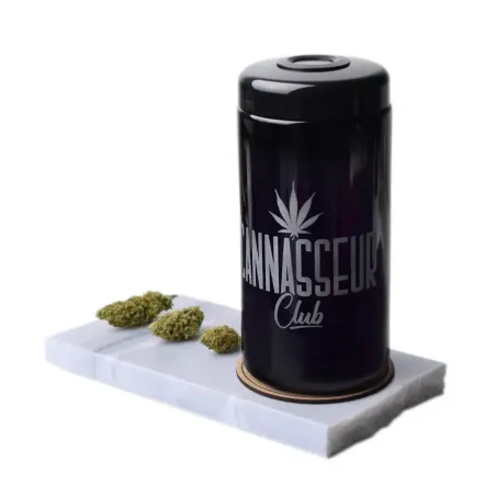 Pojemnik bezzapachowy Cannasseur Club 60g z higrometrem Pojemnik bezzapachowy Cannasseur Club 60g z higrometrem