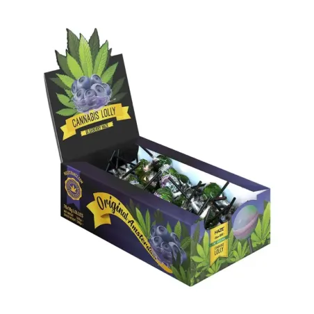 Lizak konopny bluberry Haze 70szt Lizak konopny bluberry Haze 70szt
