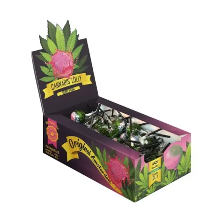 Lizak konopny Bubble Gum 70szt Lizak konopny Bubble Gum 70szt