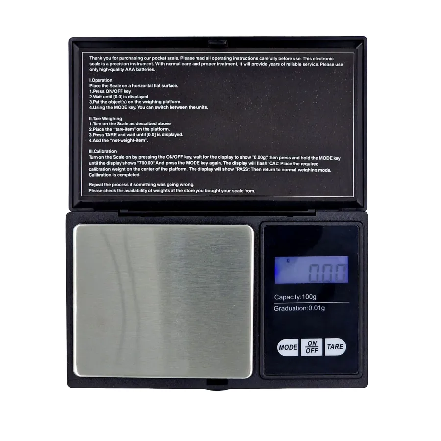 Electronic scale for herbs 100g x 0,01g Electronic scale for herbs 100g x 0,01g