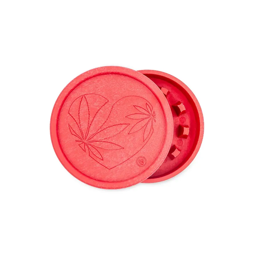 Hemp Fiber Grinder 420 Heart 55mm fire-flow | Hemp Shop