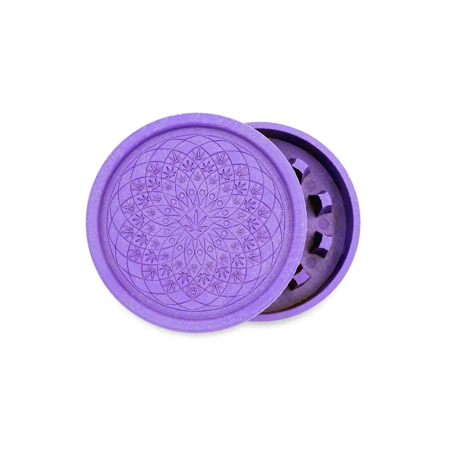Hemp grinder Green leaf 55mm fire-flow Hemp grinder Green leaf 55mm fire-flow