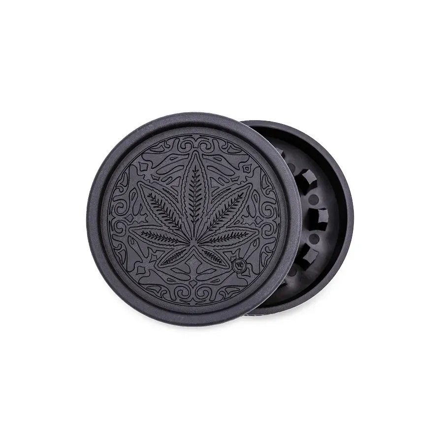 Hemp grinder Trance Leaf 55mm fire-flow