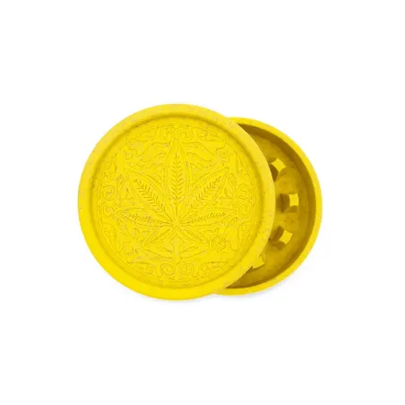 Hemp grinder Trance leaf 55mm fire-flow