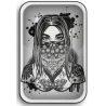 Tacka metalowa Tattoo Girl - 27,5 x 17,5 cm