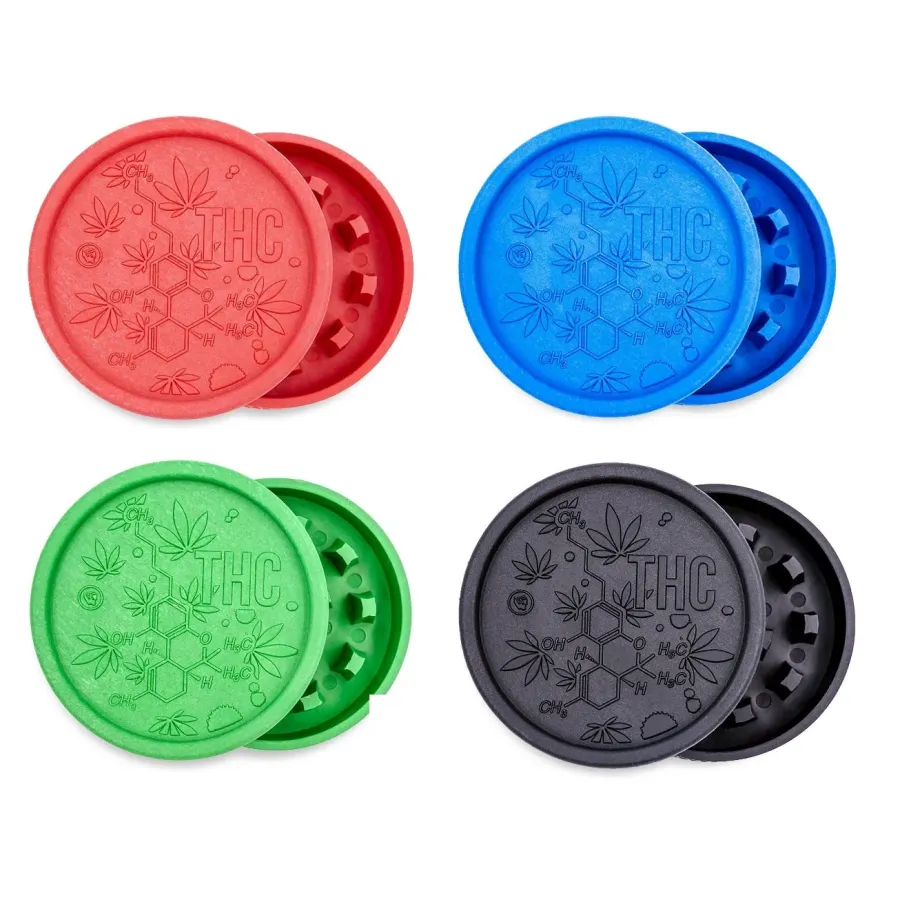 Hemp grinder THC Molecule 55mm fire-flow